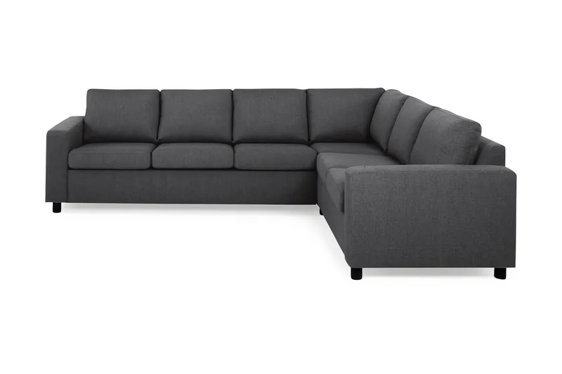 Crazy 5-sits Vändbar L-formad Large Hörnsoffa i Tyg - Mörkgrå - Products - Möbler - Soffa - Hörnsoffa