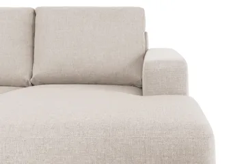 Crazy 5-sits Vänstervänd U-formad Soffa med Divan och Schäslong i Tyg - Beige - Products - Möbler - Soffa - U-soffa