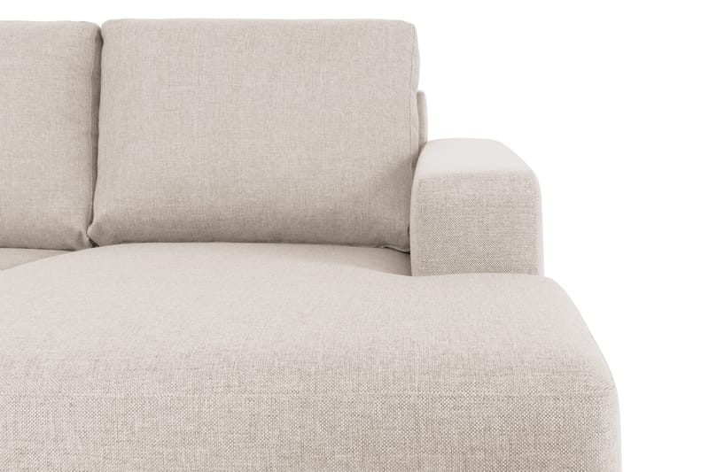 Crazy 5-sits Vänstervänd U-formad Soffa med Divan och Schäslong i Tyg - Beige - Products - Möbler - Soffa - U-soffa