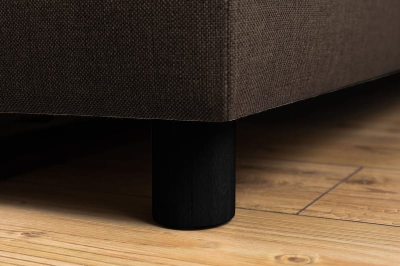Crazy 5-sits Vänstervänd U-formad Soffa med Divan och Schäslong i Tyg - Brun - Products - Möbler - Soffa - U-soffa