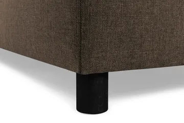 Crazy 5-sits Vänstervänd U-formad Soffa med Divan och Schäslong i Tyg - Brun - Products - Möbler - Soffa - U-soffa