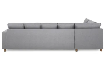Crazy 5-sits Vänstervänd U-formad Soffa med Divan och Schäslong i Tyg - Grå - Products - Möbler - Soffa - U-soffa