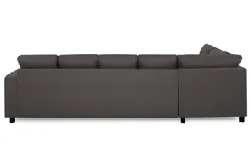 Crazy 5-sits Vänstervänd U-formad Soffa med Divan och Schäslong i Tyg - Mörkgrå - Products - Möbler - Soffa - U-soffa