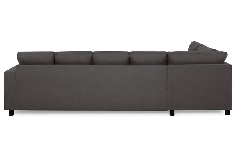 Crazy 5-sits Vänstervänd U-formad Soffa med Divan och Schäslong i Tyg - Mörkgrå - Products - Möbler - Soffa - U-soffa