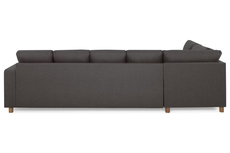 Crazy 5-sits Vänstervänd U-formad Soffa med Divan och Schäslong i Tyg - Mörkgrå - Products - Möbler - Soffa - U-soffa