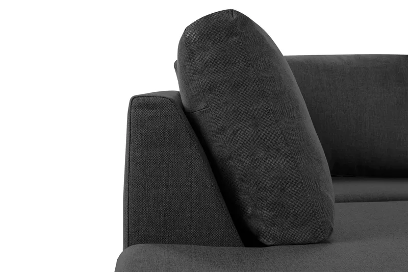 Crazy 5-sits Vänstervänd U-formad X-Large Soffa med Divan och Schäslong i Tyg - Antracit - Products - Möbler - Soffa - U-soffa