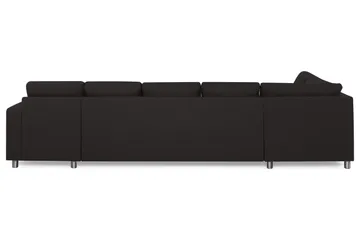Crazy 5-sits Vänstervänd U-formad X-Large Soffa med Divan och Schäslong i Tyg - Antracit - Products - Möbler - Soffa - U-soffa