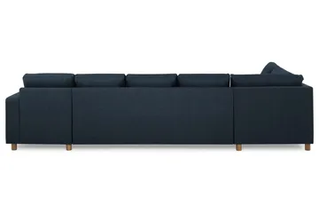 Crazy 5-sits Vänstervänd U-formad X-Large Soffa med Divan och Schäslong i Tyg - Blå - Products - Möbler - Soffa - U-soffa