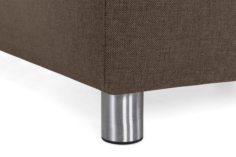 Crazy 5-sits Vänstervänd U-formad X-Large Soffa med Divan och Schäslong i Tyg - Brun - Products - Möbler - Soffa - U-soffa