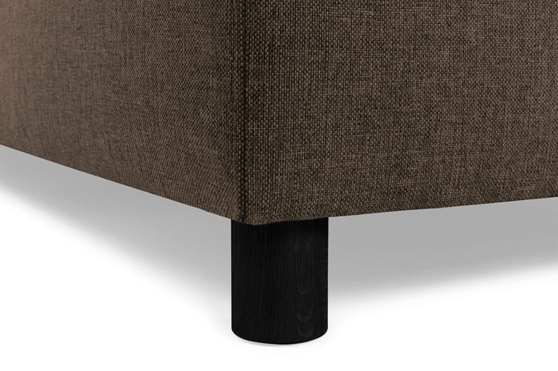 Crazy 5-sits Vänstervänd U-formad X-Large Soffa med Divan och Schäslong i Tyg - Brun - Products - Möbler - Soffa - U-soffa