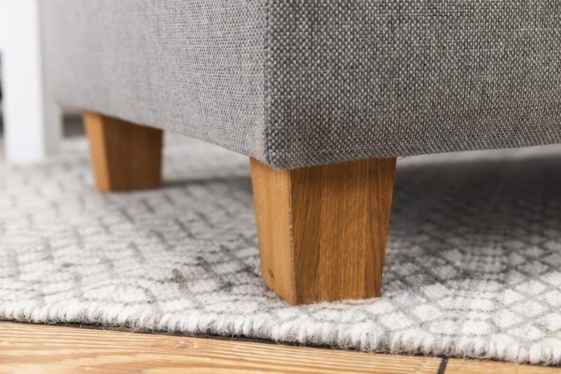 Crazy 5-sits Vänstervänd U-formad X-Large Soffa med Divan och Schäslong i Tyg - Grå - Products - Möbler - Soffa - U-soffa