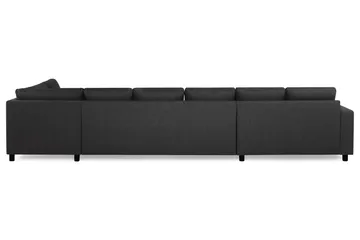 Crazy 6-sits Högervänd U-formad XX-Large Soffa med Divan och Schäslong i Tyg - Antracit - Products - Möbler - Soffa - U-soffa