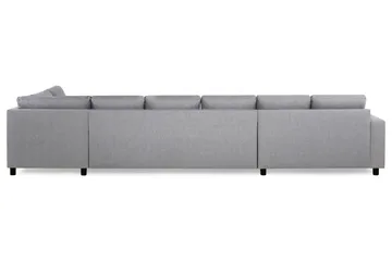 Crazy 6-sits Högervänd U-formad XX-Large Soffa med Divan och Schäslong i Tyg - Grå - Products - Möbler - Soffa - U-soffa