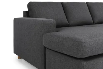 Crazy 6-sits Högervänd U-formad XX-Large Soffa med Divan och Schäslong i Tyg - Mörkgrå - Products - Möbler - Soffa - U-soffa