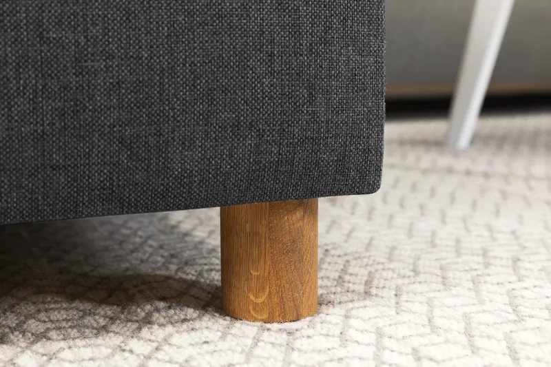Crazy 6-sits Högervänd U-formad XX-Large Soffa med Divan och Schäslong i Tyg - Mörkgrå - Products - Möbler - Soffa - U-soffa