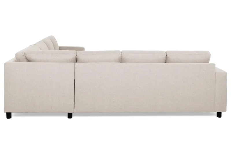Crazy 6-sits Vändbar L-formad X-Large Hörnsoffa i Tyg - Beige - Products - Möbler - Soffa - Hörnsoffa