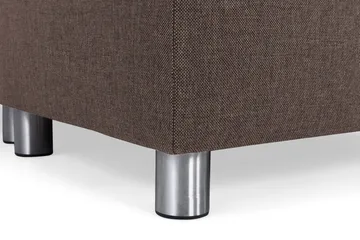 Crazy 6-sits Vändbar L-formad X-Large Hörnsoffa i Tyg - Brun - Products - Möbler - Soffa - Hörnsoffa