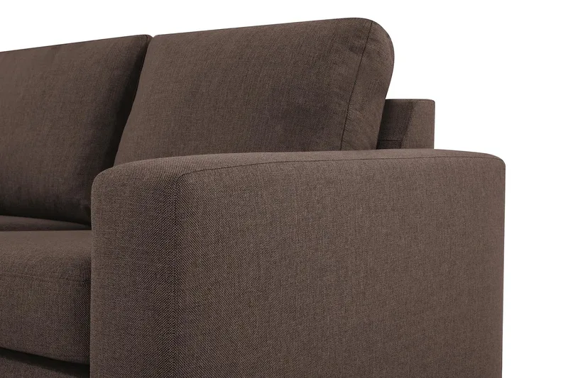 Crazy 6-sits Vändbar L-formad X-Large Hörnsoffa i Tyg - Brun - Products - Möbler - Soffa - Hörnsoffa