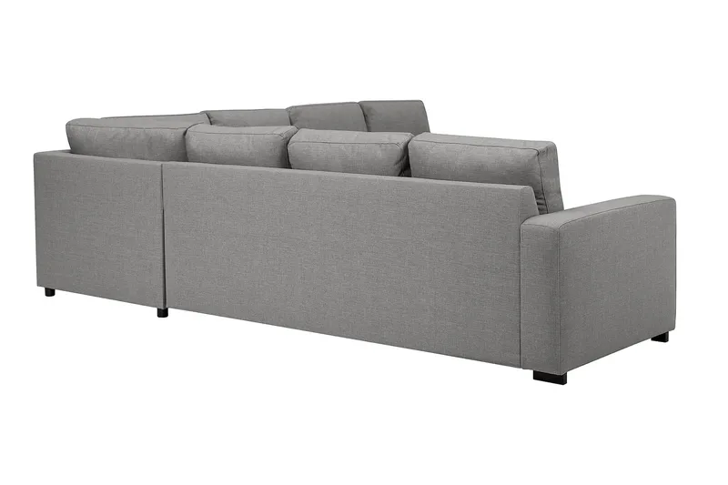 Crazy 6-sits Vändbar L-formad X-Large Hörnsoffa i Tyg - Grå - Products - Möbler - Soffa - Hörnsoffa