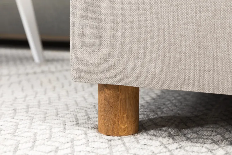 Crazy 6-sits Vänstervänd U-formad XX-Large Soffa med Divan och Schäslong i Tyg - Beige - Products - Möbler - Soffa - U-soffa