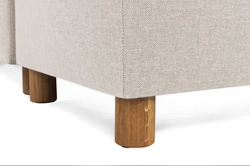 Crazy 6-sits Vänstervänd U-formad XX-Large Soffa med Divan och Schäslong i Tyg - Beige - Products - Möbler - Soffa - U-soffa