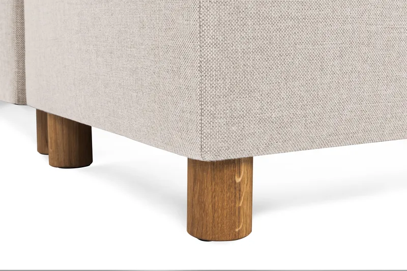 Crazy 6-sits Vänstervänd U-formad XX-Large Soffa med Divan och Schäslong i Tyg - Beige - Products - Möbler - Soffa - U-soffa