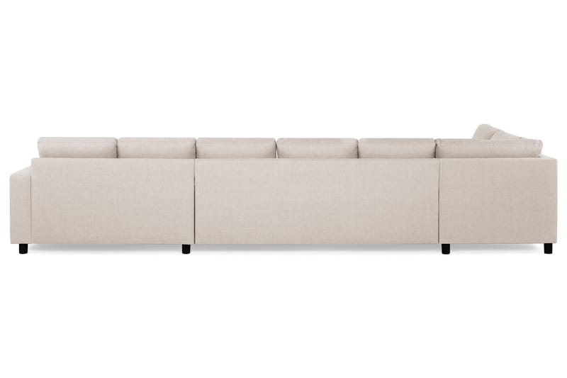 Crazy 6-sits Vänstervänd U-formad XX-Large Soffa med Divan och Schäslong i Tyg - Beige - Products - Möbler - Soffa - U-soffa