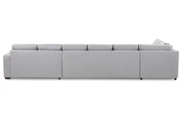 Crazy 6-sits Vänstervänd U-formad XX-Large Soffa med Divan och Schäslong i Tyg - Grå - Products - Möbler - Soffa - U-soffa