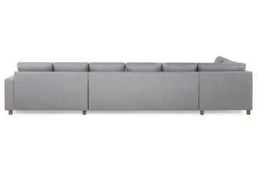 Crazy 6-sits Vänstervänd U-formad XX-Large Soffa med Divan och Schäslong i Tyg - Grå - Products - Möbler - Soffa - U-soffa