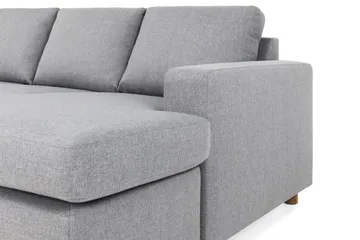 Crazy 6-sits Vänstervänd U-formad XX-Large Soffa med Divan och Schäslong i Tyg - Grå - Products - Möbler - Soffa - U-soffa