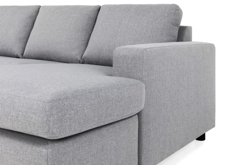 Crazy 6-sits Vänstervänd U-formad XX-Large Soffa med Divan och Schäslong i Tyg - Grå - Products - Möbler - Soffa - U-soffa