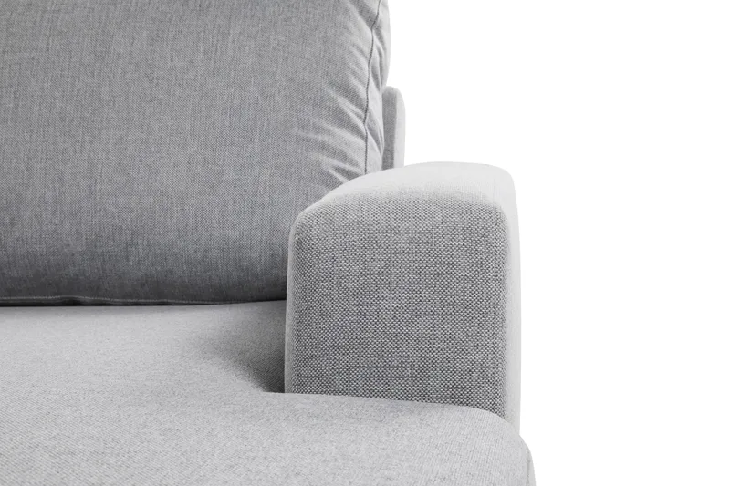 Crazy 6-sits Vänstervänd U-formad XX-Large Soffa med Divan och Schäslong i Tyg - Grå - Products - Möbler - Soffa - U-soffa