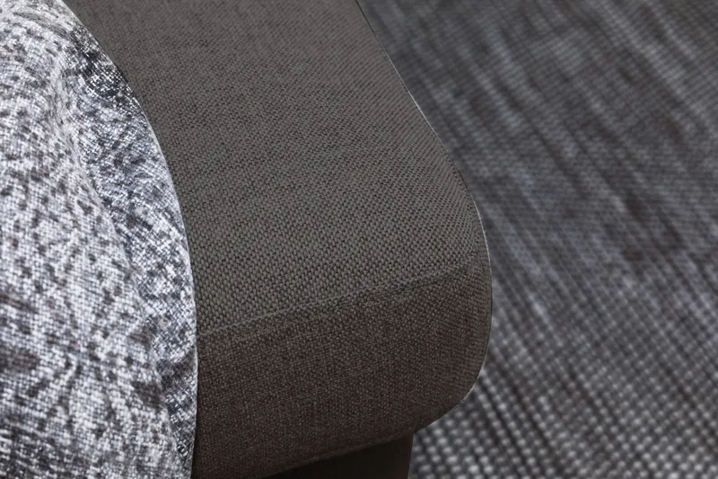 Crazy 6-sits Vänstervänd U-formad XX-Large Soffa med Divan och Schäslong i Tyg - Mörkgrå - Products - Möbler - Soffa - U-soffa
