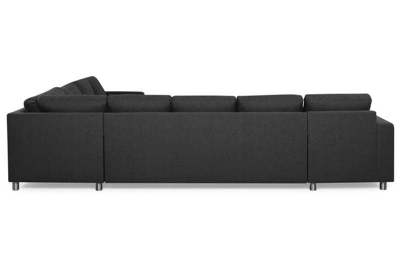 Crazy 7-sits Vändbar L-formad XX-Large Hörnsoffa i Tyg - Antracit - Products - Möbler - Soffa - Hörnsoffa
