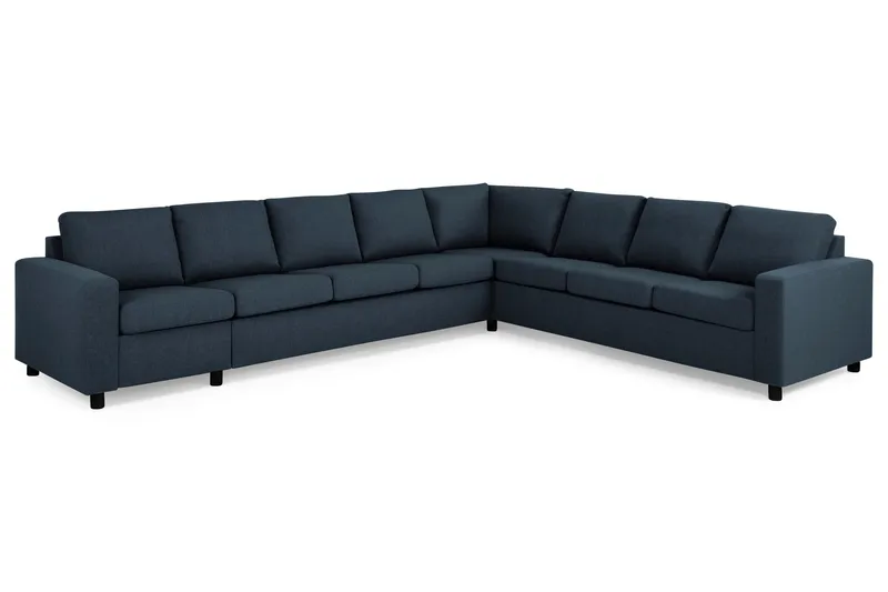 Crazy 7-sits Vändbar L-formad XX-Large Hörnsoffa i Tyg - Blå - Products - Möbler - Soffa - Hörnsoffa