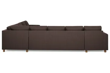 Crazy 7-sits Vändbar L-formad XX-Large Hörnsoffa i Tyg - Brun - Products - Möbler - Soffa - Hörnsoffa