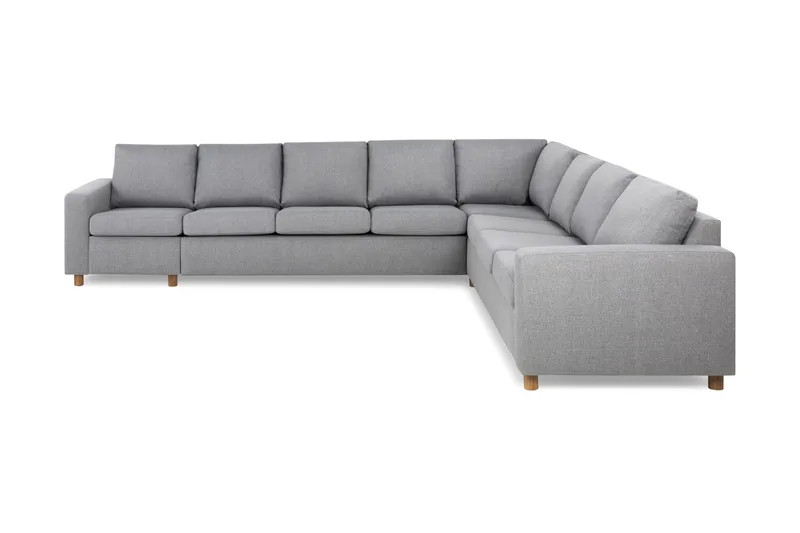 Crazy 7-sits Vändbar L-formad XX-Large Hörnsoffa i Tyg - Grå - Products - Möbler - Soffa - Hörnsoffa