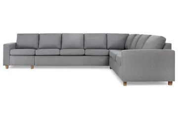 Crazy 7-sits Vändbar L-formad XX-Large Hörnsoffa i Tyg - Grå - Products - Möbler - Soffa - Hörnsoffa