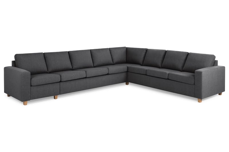 Crazy 7-sits Vändbar L-formad XX-Large Hörnsoffa i Tyg - Mörkgrå - Products - Möbler - Soffa - Hörnsoffa