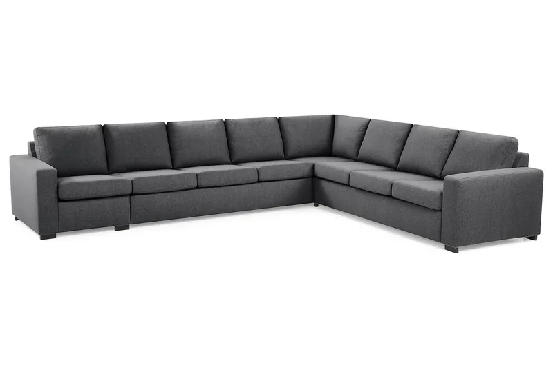 Crazy 7-sits Vändbar L-formad XX-Large Hörnsoffa i Tyg - Mörkgrå - Products - Möbler - Soffa - Hörnsoffa