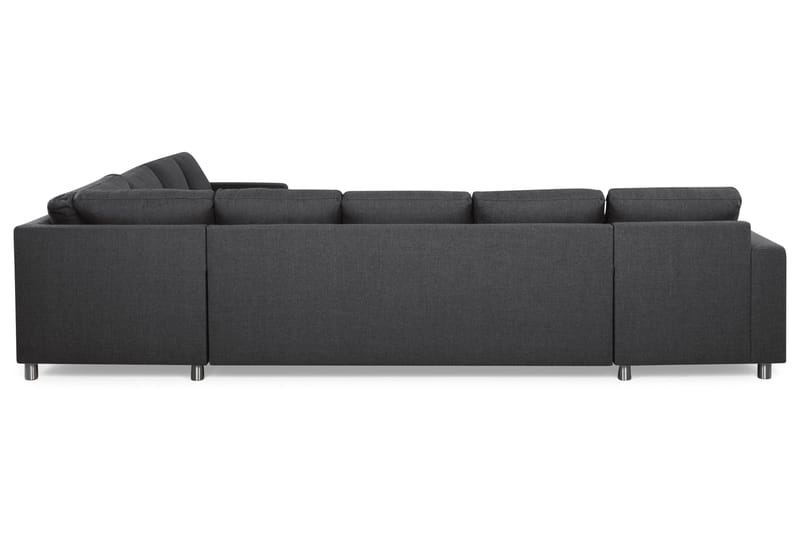 Crazy 7-sits Vändbar L-formad XX-Large Hörnsoffa i Tyg - Mörkgrå - Products - Möbler - Soffa - Hörnsoffa