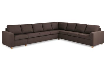 Crazy Hörnsoffa XXL Vändbar - Brun - Products - Möbler - Soffa - Hörnsoffa