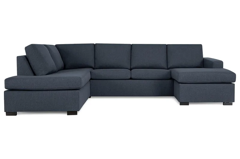 Crazy U-soffa Large Divan Höger - Mörkblå - Products - Möbler - Soffa - U-soffa