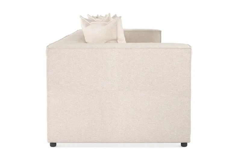 Cubo 4-sits Djup Modulsoffa i Tyg - Beige - Products - Möbler - Soffa - 4 sits soffa