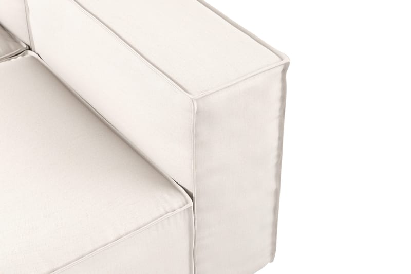 Cubo 5-sits L-formad Djup Modulhörnsoffa i Tyg - Vit - Products - Möbler - Soffa - Hörnsoffa