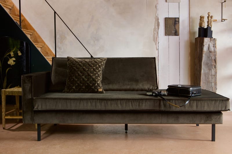 Lissbon Dagbädd Vänster - Grön - Products - Möbler - Soffa - Dagbädd - Dagbädd dubbelsäng