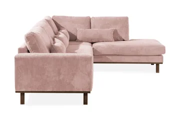 Copenhagen 4-sits Högervänd L-formad Divansoffa i Manchester - Rosa - Products - Möbler - Soffa - Divansoffa & schäslongsoffa - 4 sits soffa med divan
