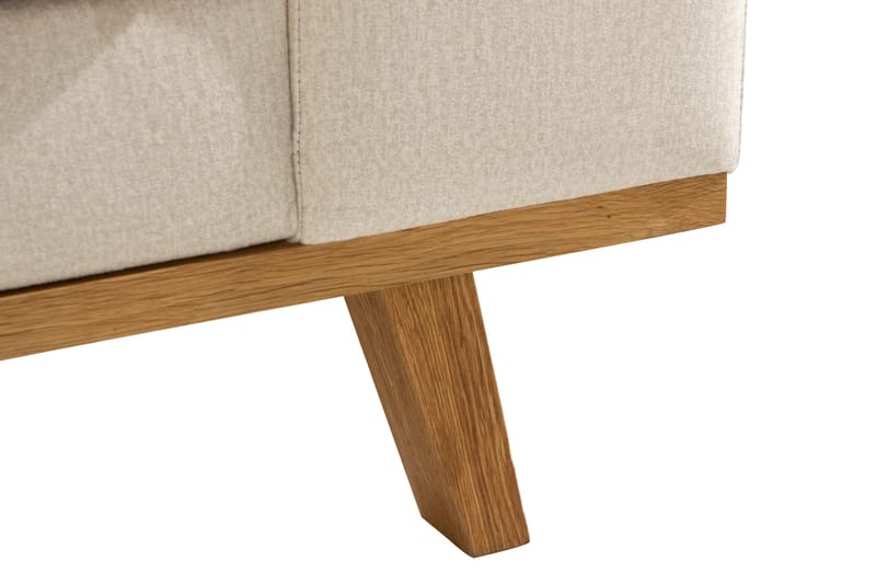 Copenhagen 4-sits Högervänd L-formad Divansoffa i Sammet - Beige - Products - Möbler - Soffa - Divansoffa & schäslongsoffa - 4 sits soffa med divan