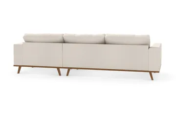 Copenhagen 4-sits Högervänd L-formad Divansoffa i Tyg - Beige - Products - Möbler - Soffa - Divansoffa & schäslongsoffa - 4 sits soffa med divan