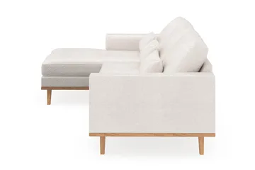 Copenhagen 4-sits Vänstervänd L-formad Divansoffa i Bouclé - Vit - Products - Möbler - Soffa - Divansoffa & schäslongsoffa - 4 sits soffa med divan